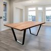 Amerihome Acacia Wood 63" Dining Table AWDT63